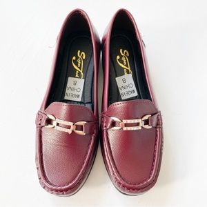 SuperJack Red Loafers with Embellishment 16804 B3